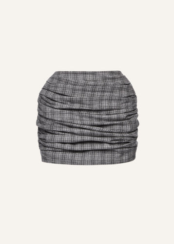 PF25 SKIRT 04 GREY CHECK