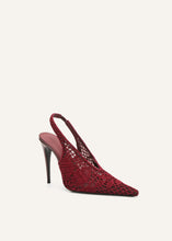 Load image into Gallery viewer, PF25 SLINGBACK CROCHET BURGUNDY
