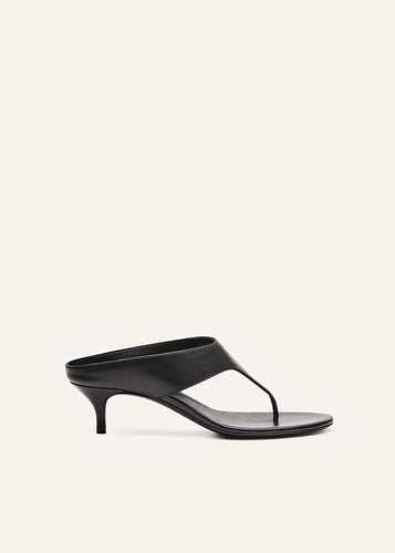 PF25 THONG HEEL SANDALS BLACK