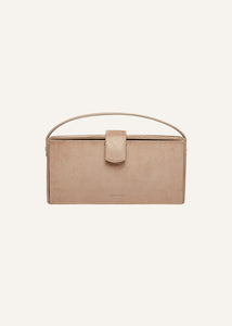 RE25 APOLONIA BAG BEIGE SUEDE LEATHER