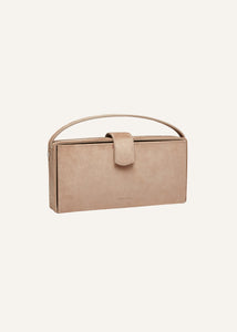 RE25 APOLONIA BAG BEIGE SUEDE LEATHER