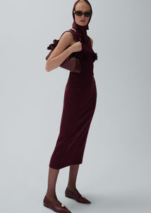 RE25 DRESS 20 BORDEAUX