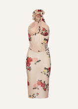 Load image into Gallery viewer, RE25 DRESS 28 BEIGE PRINT
