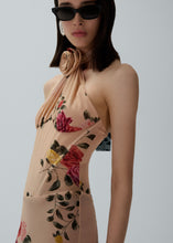 Load image into Gallery viewer, RE25 DRESS 28 BEIGE PRINT
