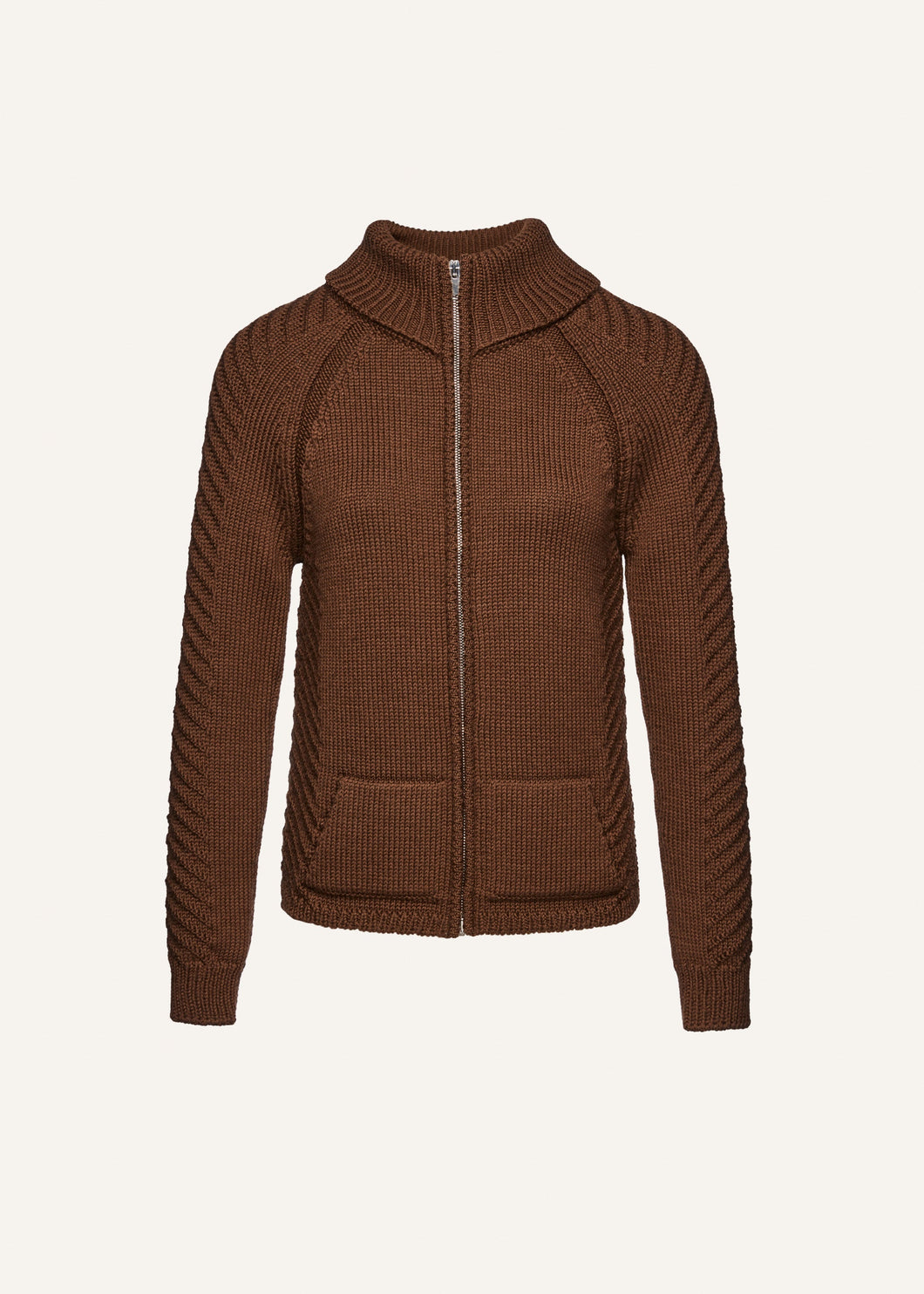 RE25 KNITWEAR 10 SWEATER LIGHT BROWN