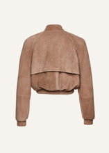 Load image into Gallery viewer, RE25 LEATHER 01 JACKET BEIGE SUEDE
