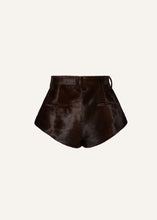 Load image into Gallery viewer, RE25 LEATHER 02 SHORTS BROWN
