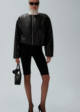 Load image into Gallery viewer, RE25 LEATHER 13 JACKET BLACK
