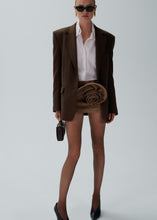 Load image into Gallery viewer, RE25 LEATHER 18 SKIRT BEIGE
