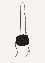Load image into Gallery viewer, Pearl Magda bag in black satin
