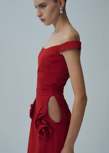 SS25 DRESS 28 RED