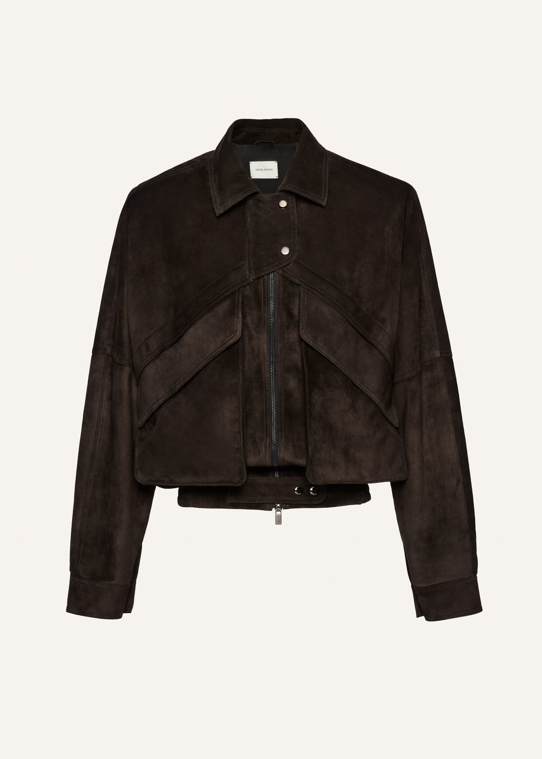 SS25 LEATHER 10 JACKET BROWN SUEDE