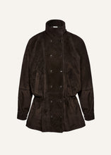 Load image into Gallery viewer, SS25 LEATHER 13 JACKET BROWN SUEDE
