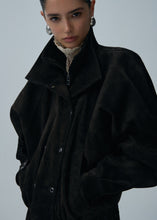 Load image into Gallery viewer, SS25 LEATHER 13 JACKET BROWN SUEDE
