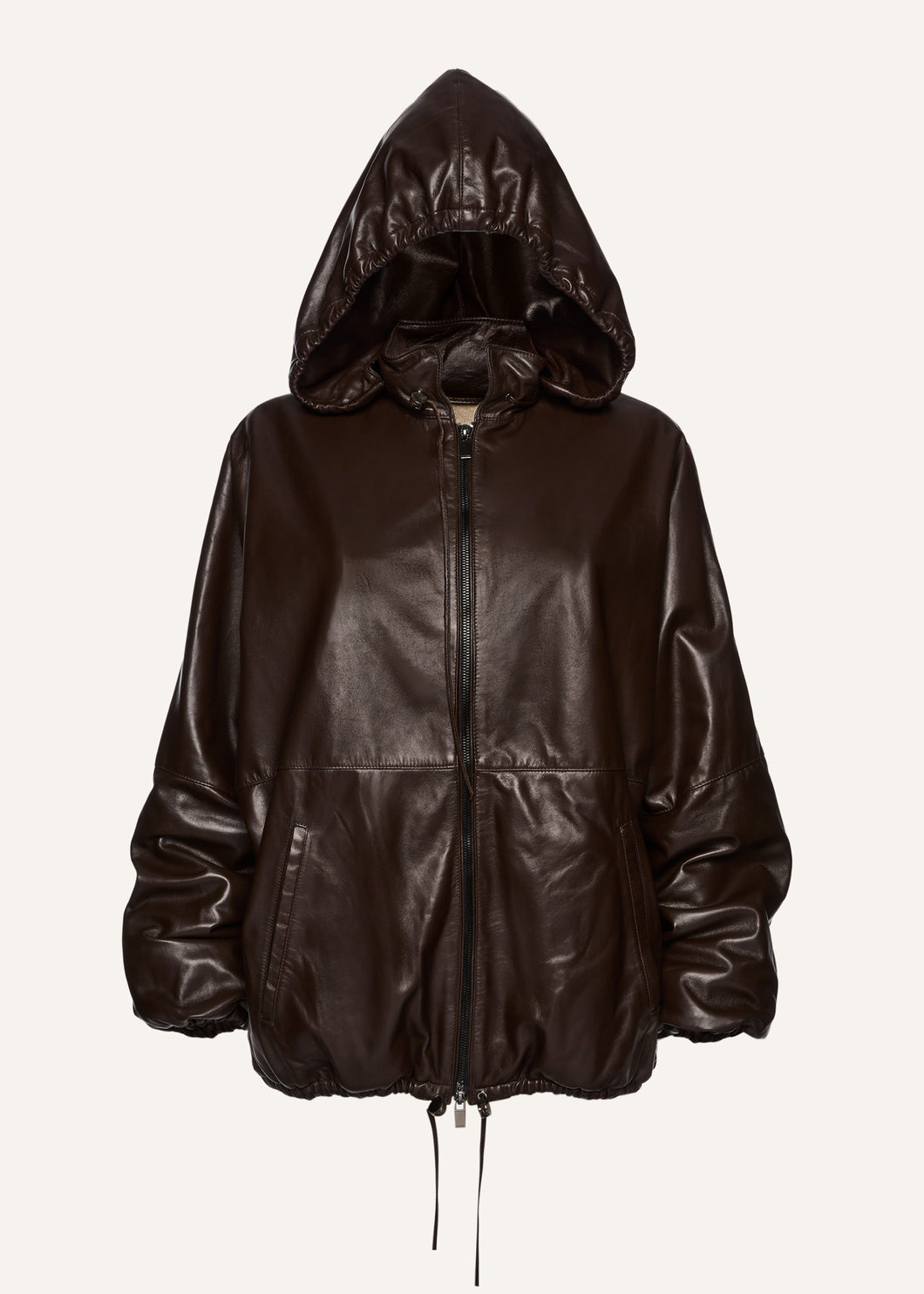 SS25 LEATHER 16 JACKET BROWN