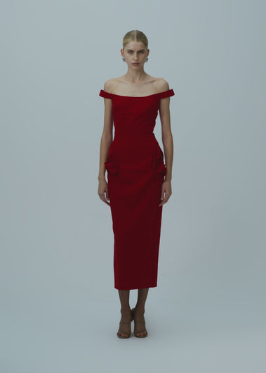 SS25 DRESS 28 RED
