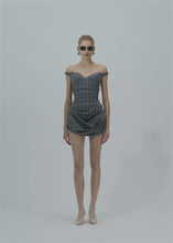 Load and play video in Gallery viewer, PF25 DRESS 06 GREY CHECK

