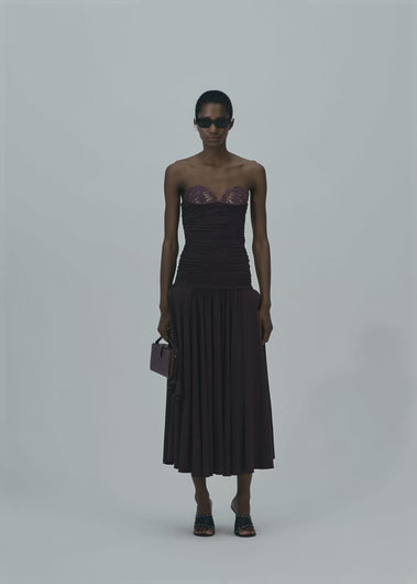 PF25 DRESS 28 BORDEAUX